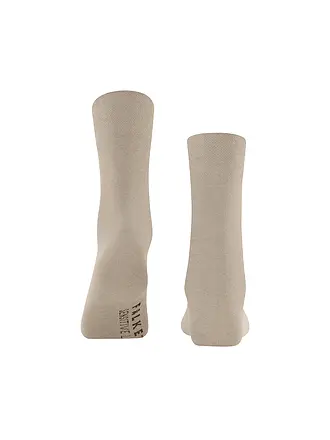 FALKE | Chaussettes SENSITIVE LONDON noir | beige